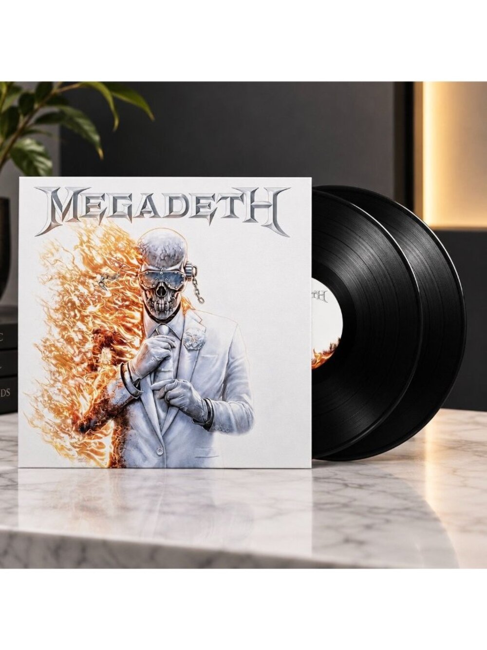 Megadeth Blood Red Ghostly Vinyl Self-Titled 2026 Target Exclusive 2LP Bloodlust